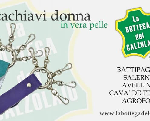 portachiavi donna in pelle artigianali