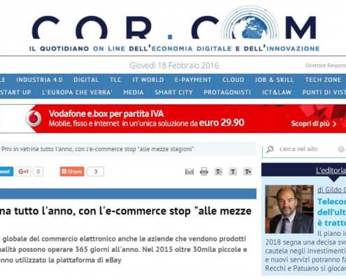 la bottega del calzolaio su corriere comunicazioni