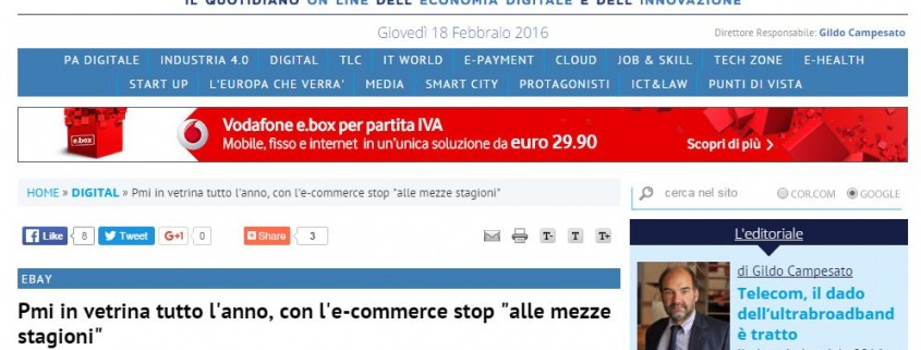 la bottega del calzolaio su corriere comunicazioni