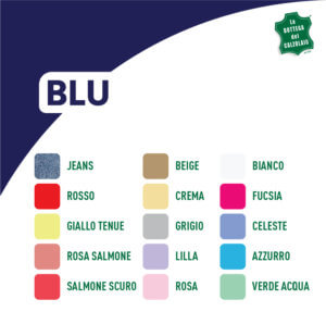 Abbinamento colori blu