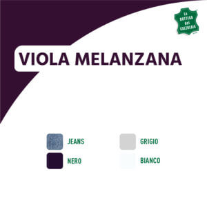 Abbinamento colori viola melanzana