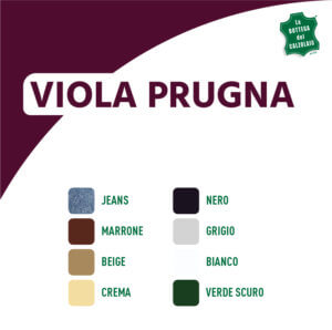 Abbinamento colori viola prugna