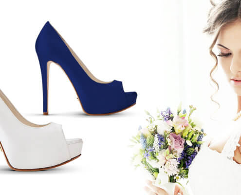 tingere scarpe da sposa