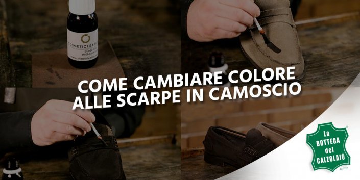 Come cambiare colore alle scarpe di camoscio